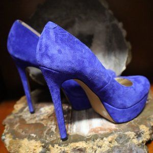 Jessica Simpson | Blue Suede Heels | Size: 6M/36 | *NEW*